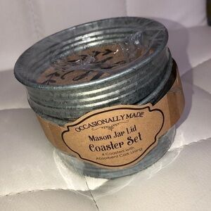 Mason Jar “W” Set of 4 Coasters ✨NEW✨